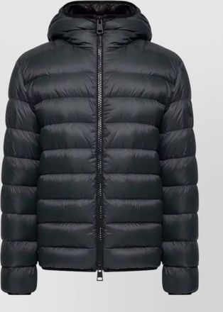 Moncler alrai hooded long sleeve quilted coat