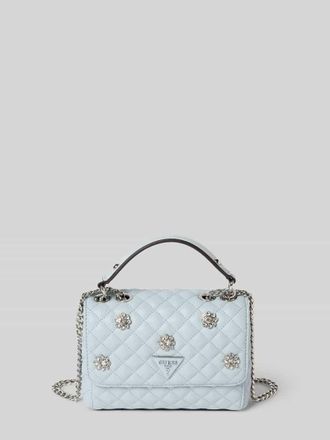 Guess Handtasche mit Steppn&auml;hten Modell EVERLEE in Hellblau, Gr&ouml;&szlig;e 1