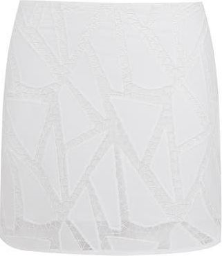 Vix Luna Cover-Up Miniskirt in Off White at Nordstrom Rack, Size Small