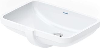 Duravit Duravit - No.1 lavabo encastrado, sin agujero para grifo, con