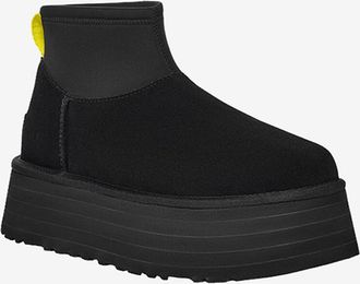UGG Plateau-Stiefeletten aus Wildleder Classic Mini Dipper