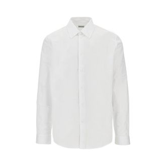 Burberry Poplin shirt with EKD embroidery Man XL