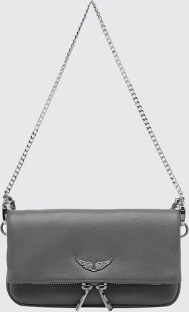 Zadig&Voltaire Pochette Rock Nano in pelle a grana