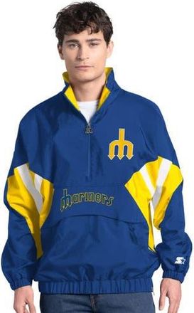 Starter Mens Starter Royal Seattle Mariners Cooperstown Chief Half-Zip Pullover at Nordstrom, Size Xx-Large