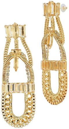Sphera Milano Gold-Plated Cz Earrings
