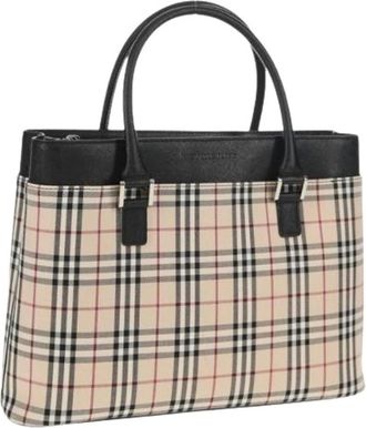 Burberry Pre-owned Handbags, female, Beige, Size: ONE SIZE Pre-owned Vintage Hand Bag