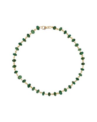 Liv Oliver 18K Plated 7.75 Ct. Tw. Emerald Bracelet