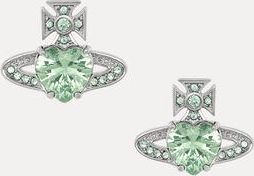 Vivienne Westwood Ariella Earrings Platinum-light-green-cz-chrysolite-crystal Platinum-light-green-cz-chrysolite-crystal Women