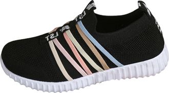 Generic Versatile Womens Sneakers for Casual and Athletic Wear Featuring Lightweight Breathable Mesh Fabric Slip On Design Ladies Trainers Size 6 Womens Shoes