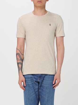 Polo Ralph Lauren T-shirt slim fit in cotone con logo ricamato e girocollo