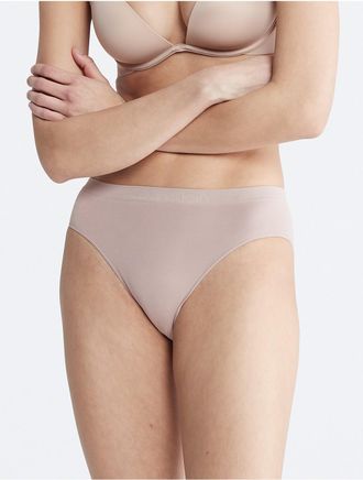 Calvin Klein Womens Bonded Flex Bikini - Neutral - XS