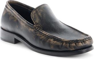 Acne Studios Bob Loafer in Beige/Black at Nordstrom, Size 12Us