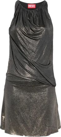 Diesel Short Dress With Metallic Effect