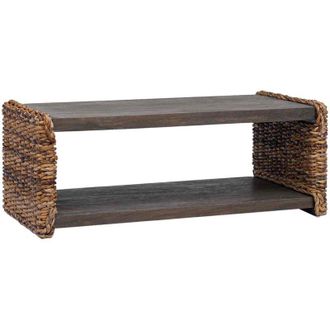 vidaXL Coffee Table Natural 90 x 45 x 35 cm Solid Mahogany Wood vidaXL