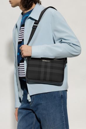 Burberry Muswell Shoulder Bag, Mens, Grey