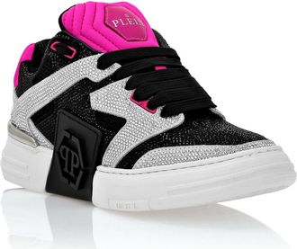 Philipp Plein Lo-Top Crystal Sneakers Phantom $Treet Unisex at Nordstrom, Size 46