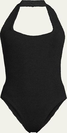 Hunza G Sandy Open-Back One-Piece Swimsuit