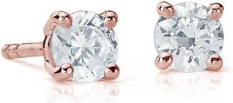Suzy Levian 14K Yellow Gold 0.50 ct. tw. Diamond Stud Earrings