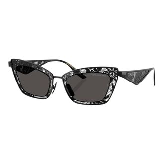 Dolce & Gabbana Sunglasses, female, Gray, 51 MM, Lace Cat Eye Sunglasses