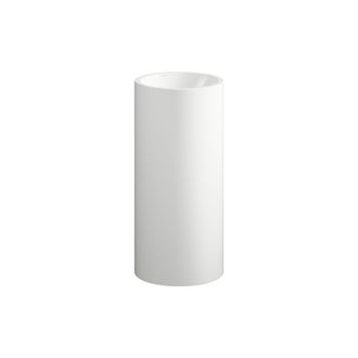 Laufen Laufen Form Lavabo, Au Sol, Avec Fixation Murale, Rond, Sans Trou