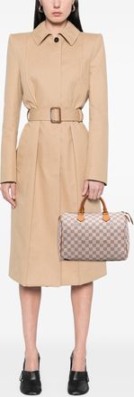 Louis Vuitton Pre-owned Womens Speedy Bandouliere - Nude Textile - One Size