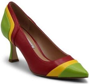 Charles by Charles David Aleesha Pointed Toe Pump in Red/Yellow/Green at Nordstrom Rack, Size 6.5