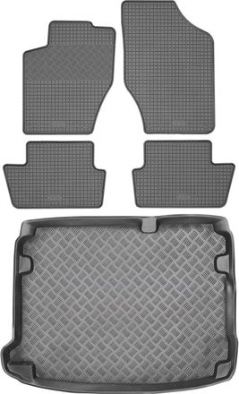 OEM Juego De Alfombrillas De Goma Para Coche Y Maletero Para Citro&euml;n Ds4 Hatchback (2011-2015)