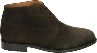 Van Bommel Bruine Su&egrave;de Business Schoenen - Heren - Veterlaarzen - Bruin - 46 EU - Su&egrave;de - Schoenen
