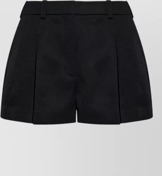 Givenchy tailored shorts belt loops and pleats