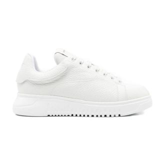 Emporio Armani Sneakers, male, White, Size: 12 US Contemporary Athletic Sneakers