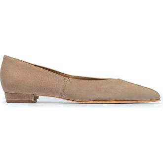 Bernardo Lana Ballet Flat in Sandstone at Nordstrom, Size 9.5