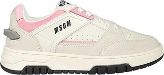 Msgm Lage leren sneakers met ronde neus - Dames - Sneakers - Veelkleurig - 36 EU - Leer - Schoenen