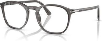 Persol 52mm Square optical glasses in Grey at Nordstrom