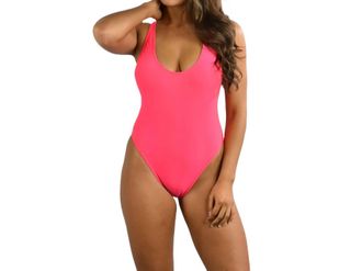 Milly Solid Marini Maillot One Piece Swimsuit In Candy