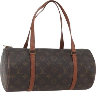 Louis Vuitton Papillon Handbag Monogram Canvas Brown Canvas Handbag (Pre-Owned)