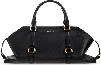 Alexander McQueen Farringdon Medium handtas - Dames - Handtassen - Zwart - ONE Size - Leer - Tassen