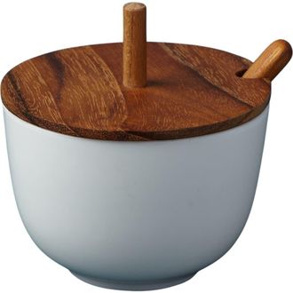 Be Home Amelia Pinch Pot Cellar & Spoon in Brown at Nordstrom