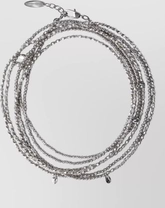 Brunello Cucinelli bracelet multi strand design polished finish adjustable