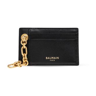 Balmain Wallets & Cardholders, male, Black, Size: ONE SIZE Monogram Card Holder