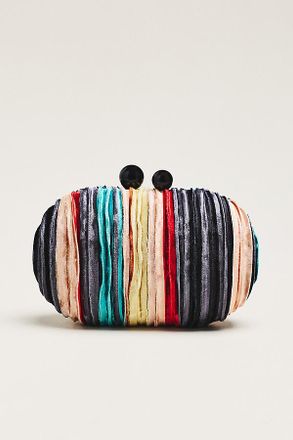 Maeve Multi Color Velvet Clutch