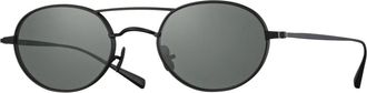 Eyevan 7285 Eldridge Zonnebril - unisex - Zonnebrillen - Zwart - 49 MM - Accessoires