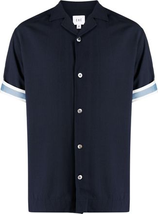 CH&Eacute; Studios Valbonne short-sleeved shirt - men - Viscose - S - Blue
