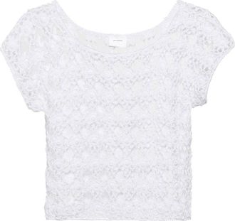 Anna Kosturova Bella crochet cotton top