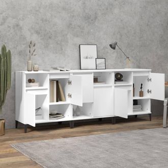 Berkfield Home Sideboards 3 pcs White 60x35x70 cm Engineered Wood | Size: 60 x 35 x 70 cm