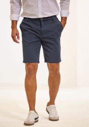 H.I.S Shorts H.I.S Dehnbund-Hose mit seitlichem Gummizug, auch in grossen Gr&ouml;ssen, Herren, Gr. 32, N-Gr, navy, Jersey, Obermaterial: 73% Baumwolle, 17% Poly