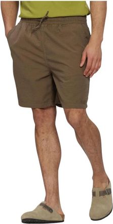 For&eacute;t Hush Seersucker Shorts - Heren - Korte Broeken - Bruin - XL - Korte Broeken