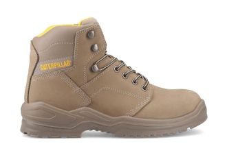 CAT Striver Injected Mens Safety Boots - Beige - Size UK 11