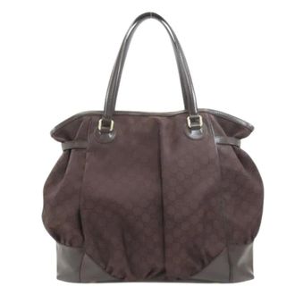 Gucci Pre-owned Handbags, female, Brown, Size: ONE SIZE Pre-owned Tote bag