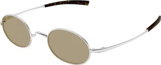 Saint Laurent SL 948 T Zonnebril - Heren - Zonnebrillen - Grijs - 47 MM - Nylon - Accessoires