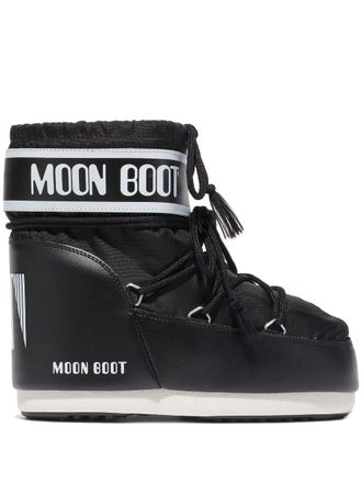 Moon Boot Flat Shoes Blacks And Greys